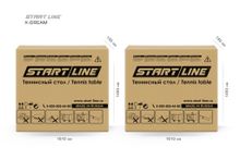 Стол теннисный X-dream Start Line (Дуб натуральный(natur-wood), ЛДСП Графит)