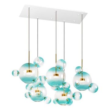 Подвесной светильник LED 50W 3000К 2027-S5 Blue голубой Bolle LOFT IT