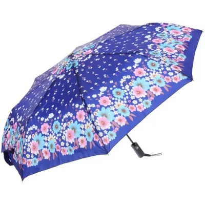 Зонт женский полуавтомат «Эфес», микс 6 цветов, 8 спиц, d-100см, длина в слож. виде 30см