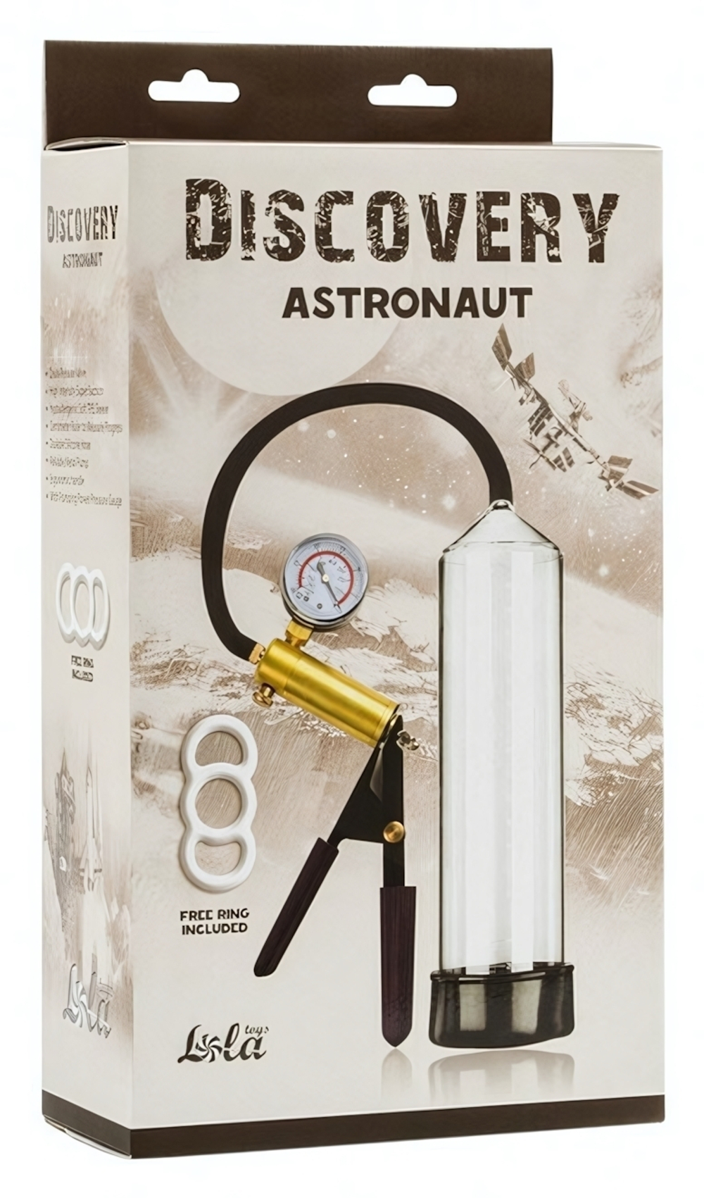 Вакуумная помпа Discovery Astronaut (прозрачный ,чёрный) (Цвет: прозрачный ,чёрный)