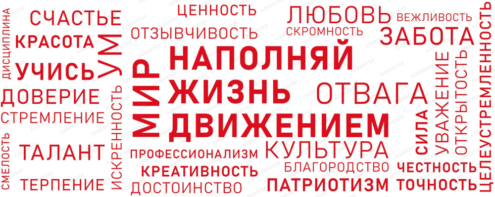 Фотообои Слова. Образование 062