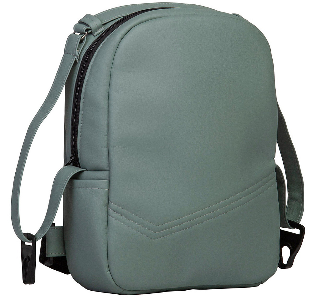 Детская коляска Indigo Mio Eco 3 в 1 с автокреслом Avionaut Cosmo Beige 03 шалфей кожа