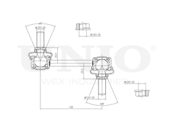 Стойка стабилизатора задняя UNIO SSP-50111