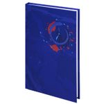 Блокнот А5 (134х206 мм), 80 л., твёрдый, клетка, выборочный лак, STAFF, "Часы", 114423