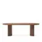 Стол Nealy с ореховым шпоном в темной отделке, 240 x 100 см