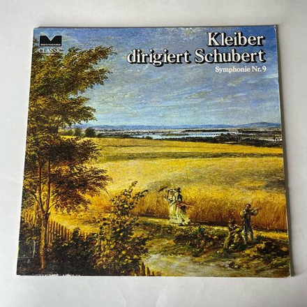 Винтажная виниловая пластинка LP Schubert Шуберт, Das Kolner Rundfunk Sinfonie Orchester, Erich Kleiber, Kleiber Dirigiert Schubert, Симфония Symfonie Nr. 9 (Австрия 1973)