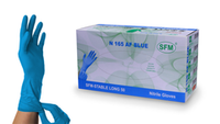 Перчатки нитриловые смотровые удлиненные нестерильные неопудренные SFM 50 пар