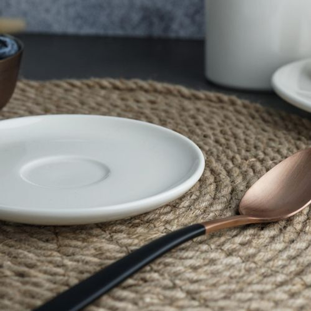 Блюдце для кофейной чашки 12,5см, фарфор "NOBLE" серия "Fine Plus"