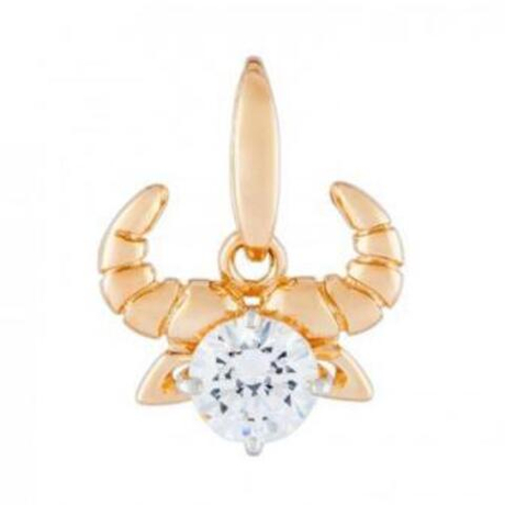 Подвеска из золота с фианитами