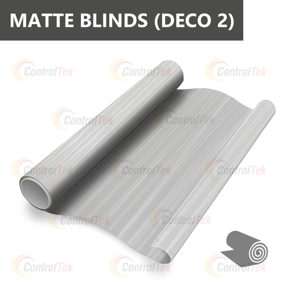 Пленка для окон декоративная MATTE BLINDS (DECO 2) ControlTek, рулон