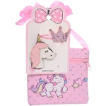 Набор аксессуаров для волос детский с сумочкой «Little Treasure Princess» (2 зажима, сумочка), 11*22 см