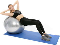 Мяч для фитнеса «ФИТБОЛ-65» с насосом