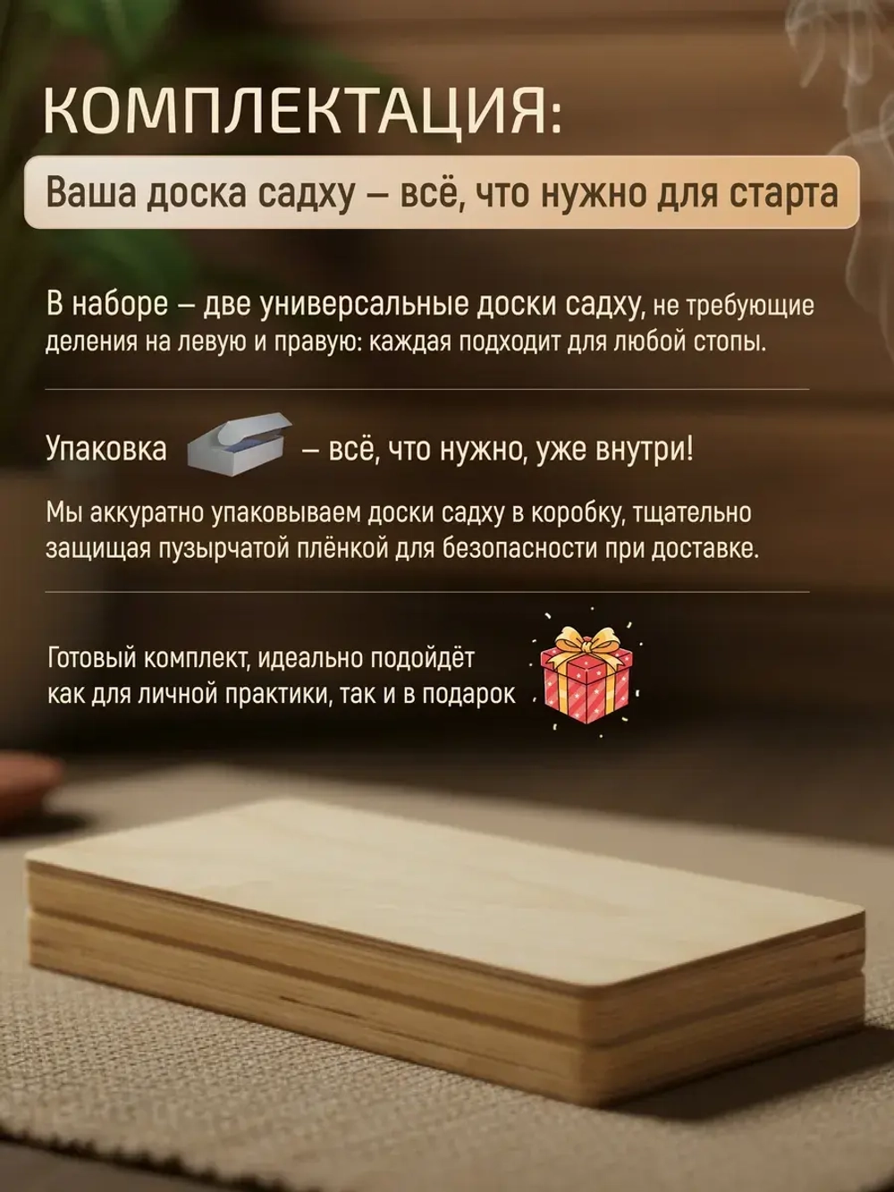 Доска Садху складная с гвоздями, шаг 8 мм для начинающих