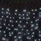 Светодиодный занавес Sealed 1*3 м., 220V., 300 холодных белых LED ламп, черный каучук, Beauty Led (LL301-1-2W)