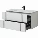 Тумба с раковиной Allen Brau Reality 100 1.32007.WM белый матовый