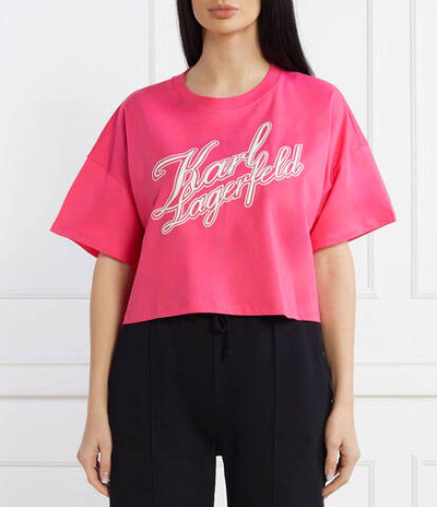 Футболка Karl Lagerfeld - розовый(240W1712)