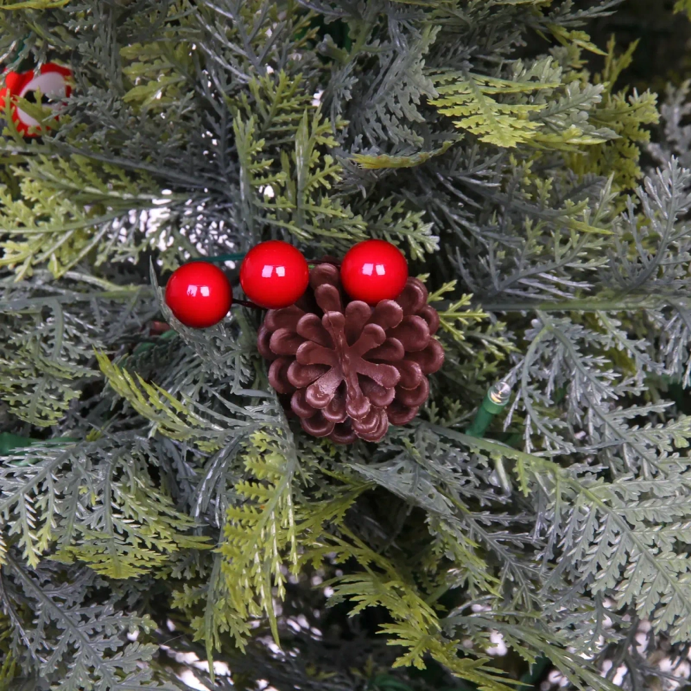 Ёлка светодиодная «Лесная радость» 180 см (868 веток), 260 ламп LED, цвет свечения-Теплый белый