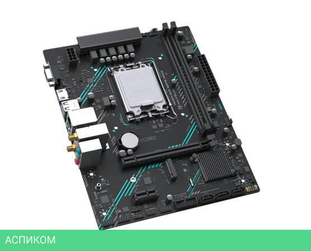 Материнская плата Maxsun MS-H610M 666 WIFI6 ARGB