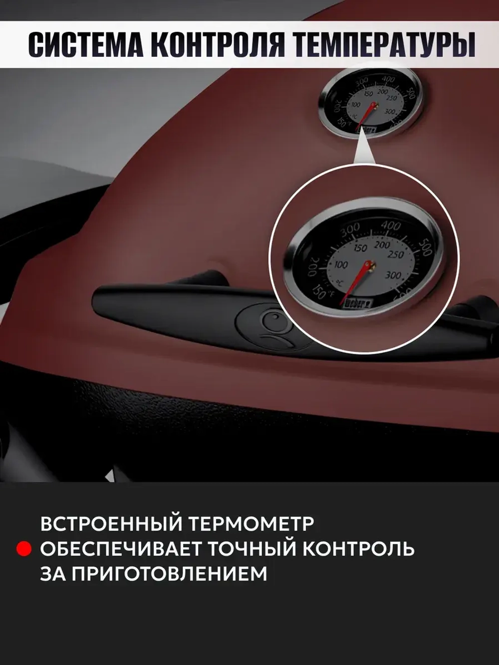 Газовый гриль Weber Q1250 RED