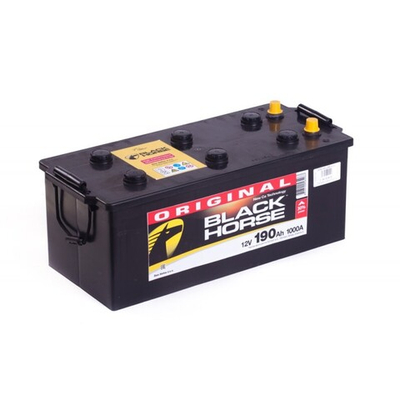 АКБ 6СТ-190 Black Horse росс.болт