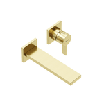 Смеситель для раковины Sancos Linn c внутренней частью, брашированное золото, PVD покрытие, арт. SC9021BG