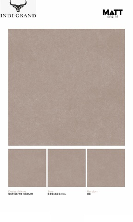 Керамогранит matt 60х60 cemento cedar