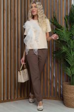 Блуза Риана (бежевая) Б13308-5М LT Collection