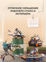 3D конструктор Jaki Супер лазерный боевой танк