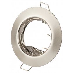 ST3 SN Светильник ЭРА штампованный MR16,12V/220V, 50W сатин никель