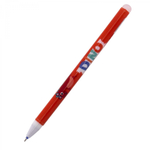 Ручка гелевая пиши-стирай Alingar, "Dino", 0,5 мм, синяя, фигурный колпачок, иголь. наконечник, круглый, цветной, пластиковый корпус, карт. уп.