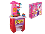 Кухня игровая Hut Kitchen с набором, 32 предм., красн.-розов. (Орион)