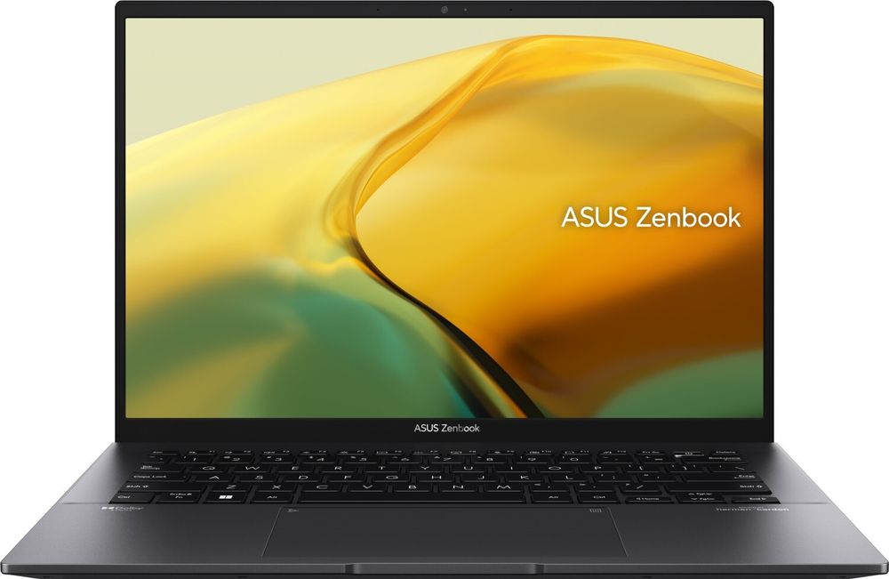 Ноутбук ASUS Zenbook 14 OLED UM3402YA-KM176W (90NB0W95-M00CN0) AMD R5-5625U/8b LPDDR4X/512GB SSD/14&amp;quot;, WQXGA+ (2880 x 1800)/WiFi6E//Windows 11 Home ENG/Jade Black