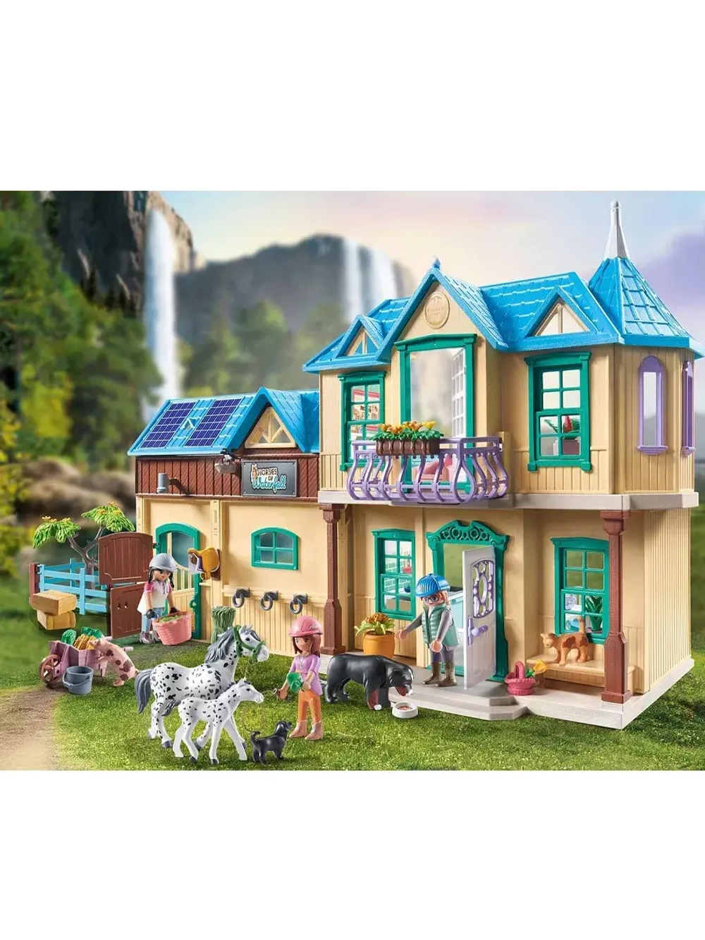 Набор Ранчо лошадей Водопад Playmobil 71351