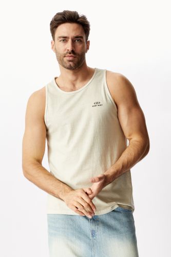 Бежевая майка Gorpgort