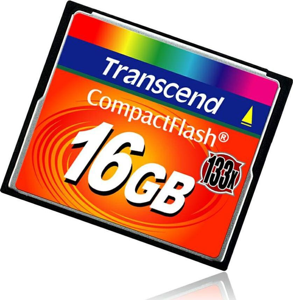 Карта памяти Transcend CompactFlash 133x (Type I) 16Gb