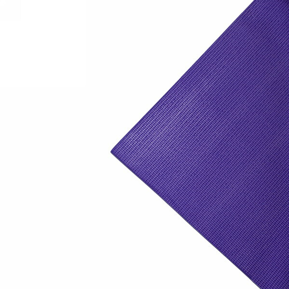 Коврик для йоги 6 мм 61х173 см «Однотонный», фиолетовый