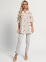 Блуза Онисия (бежевая/стрекозы) Б15948-4М LT Collection
