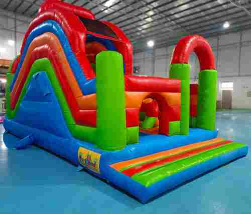 Надувная полоса препятствий «Цветное изобилие 2» 8*4*4 м