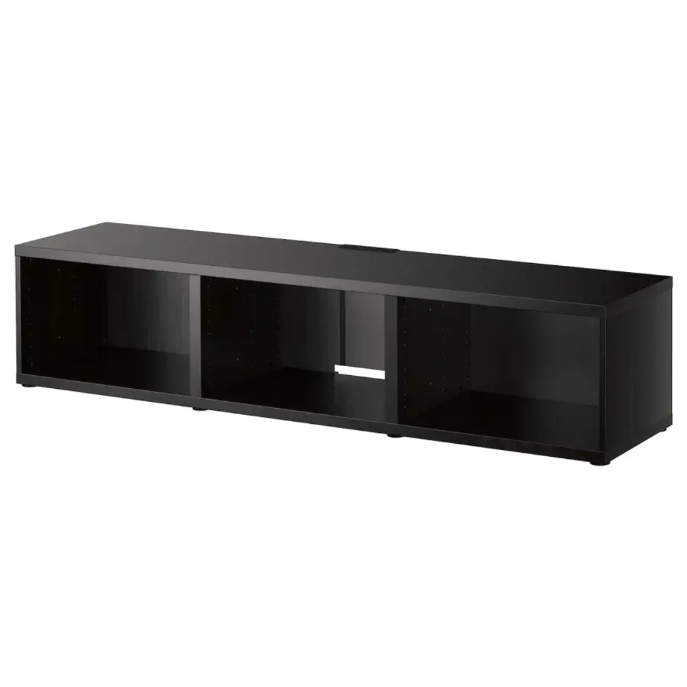 Каркас тумбы под ТВ - IKEA BESTÅ/BESTA/БЕСТА/БЕСТО ИКЕА, 180x40x38 см, черный