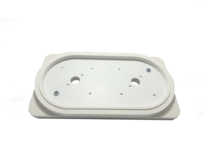 Платформа теневая белая овал DUO под светильник Art GX53 215х117х20мм