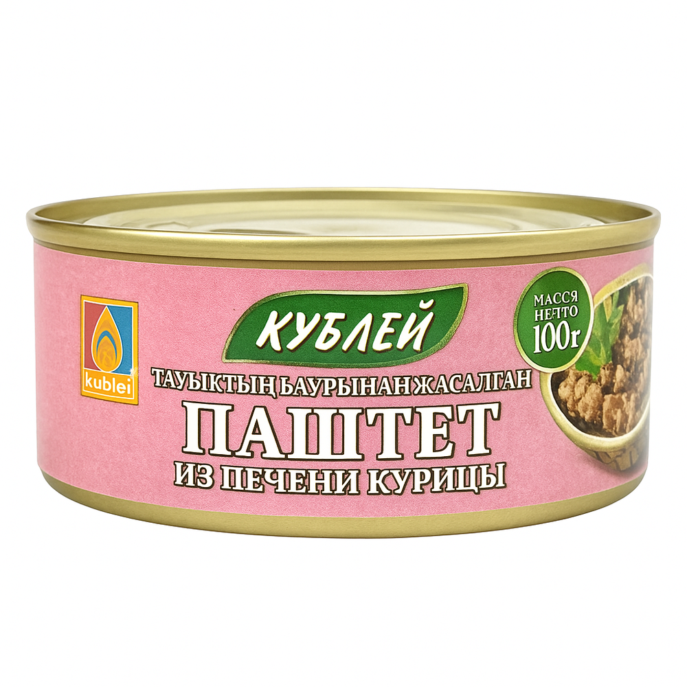 Паштет из печени курицы Кублей 100 гр