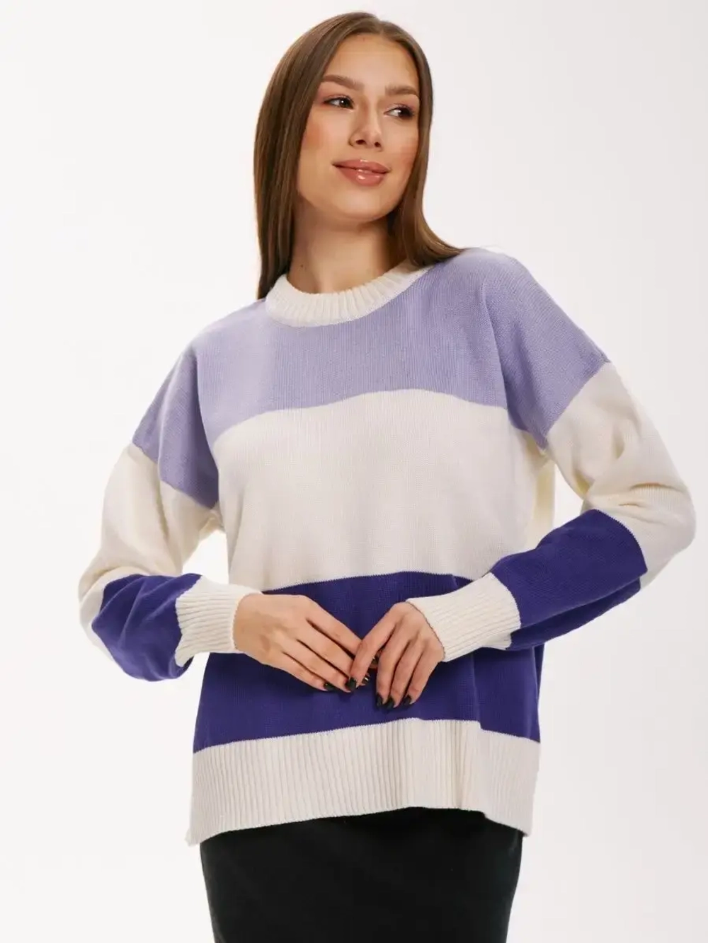 Джемпер в полоску