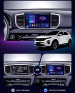 Магнитола для KIA Sportage 4 2018-2022 - Teyes CC3-2K-360 на Android 10, 2K QLED, 6Гб+128Гб, CarPlay, 4G SIM-слот, 4 камеры в комплекте