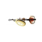 Блесна вращающаяся Mepps AGLIA MOUCHE, 1, Gold/Red fly
