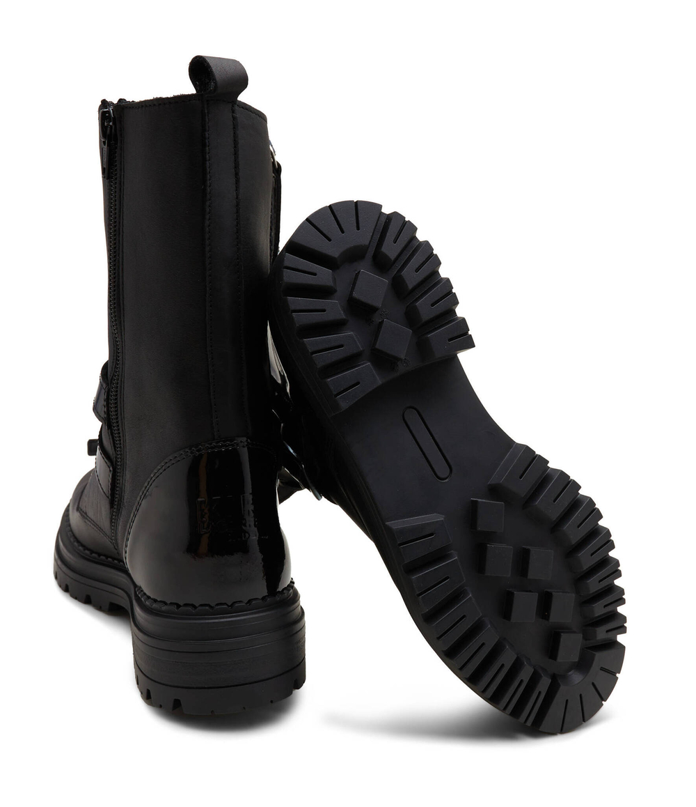 Кожаные ботильоны ankle Karl Lagerfeld Kids - черный(Z19112)