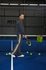 Свитшот с молнией "Sportish" темно-серый