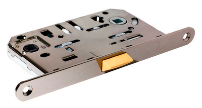 Замок с пластиковой защелкой MORELLI 1895 P BN, под завертку, черн никель