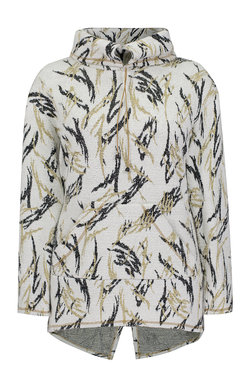 Туника 1790оп, Бело-черный #256БЧ201790оп