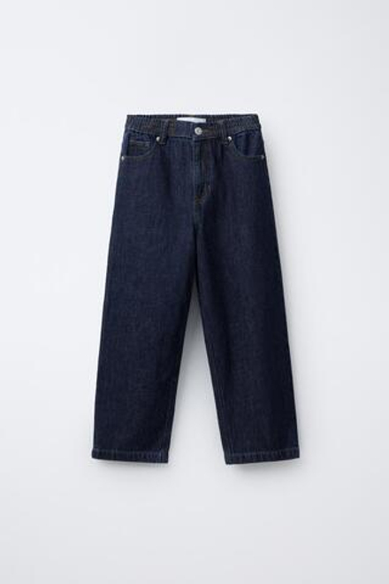 ZARA ДЖИНСЫ СВОБОДНОГО КРОЯ, ИНДИГО