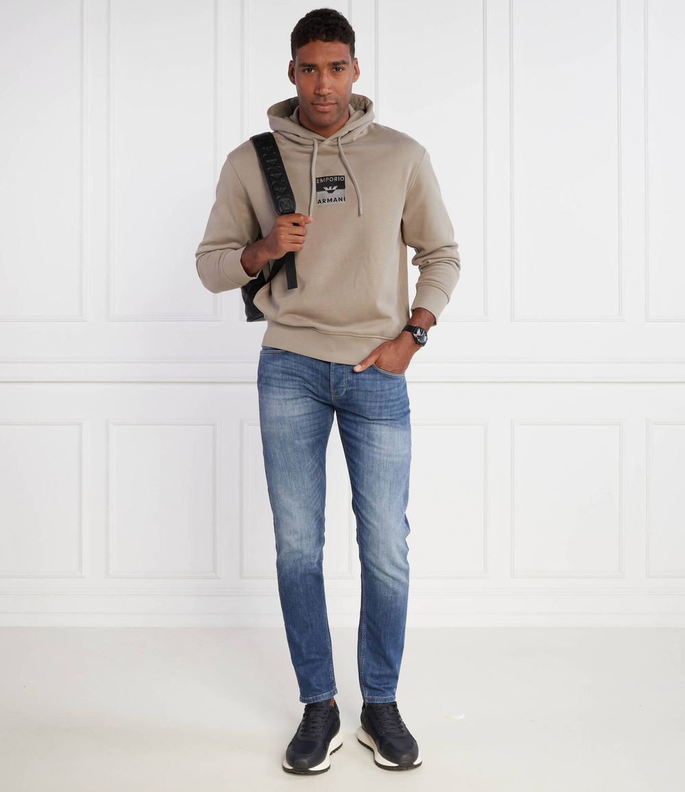 Худи Emporio Armani - бежевый(6R1MCN 1JWPZ)